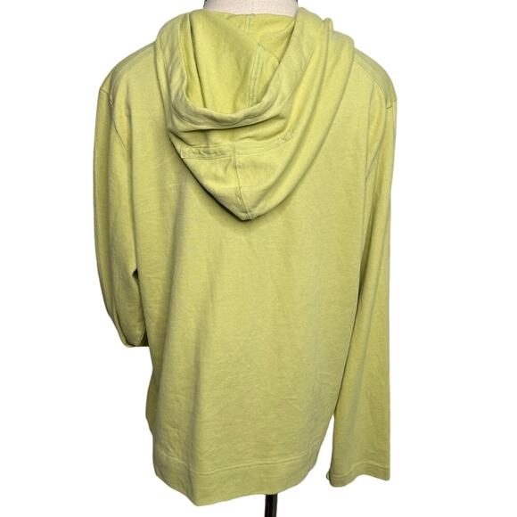 Tommy Bahama 100% cotton Cozy Island Zip Front Hoodie Sweatshirt green size XL - Picture 3 of 7